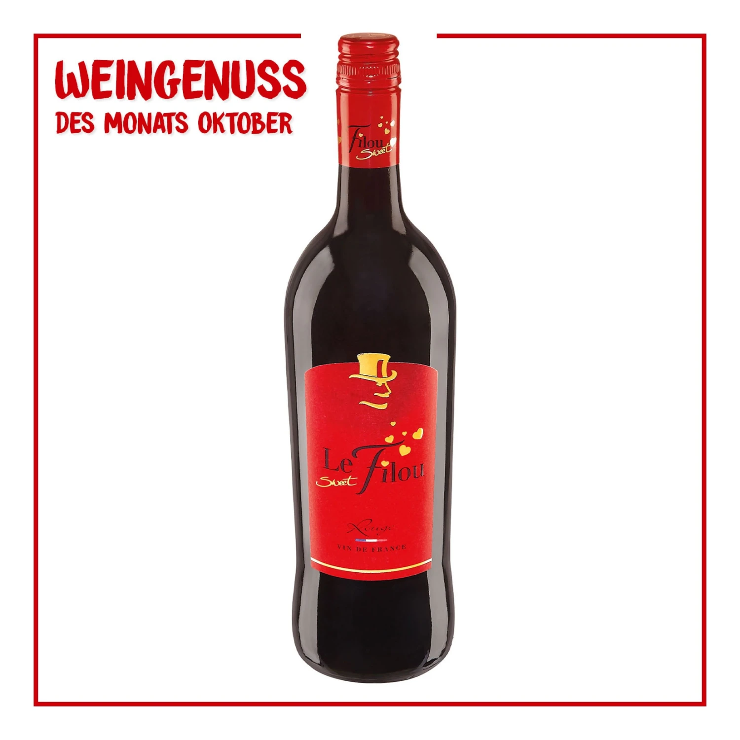 Le Sweet Filou Rouge Vin De France Lieblich 11,5 % Vol 1 Liter 1 Le Sweet Filou Rouge Vin De France Lieblich 11,5 % Vol 1 Liter