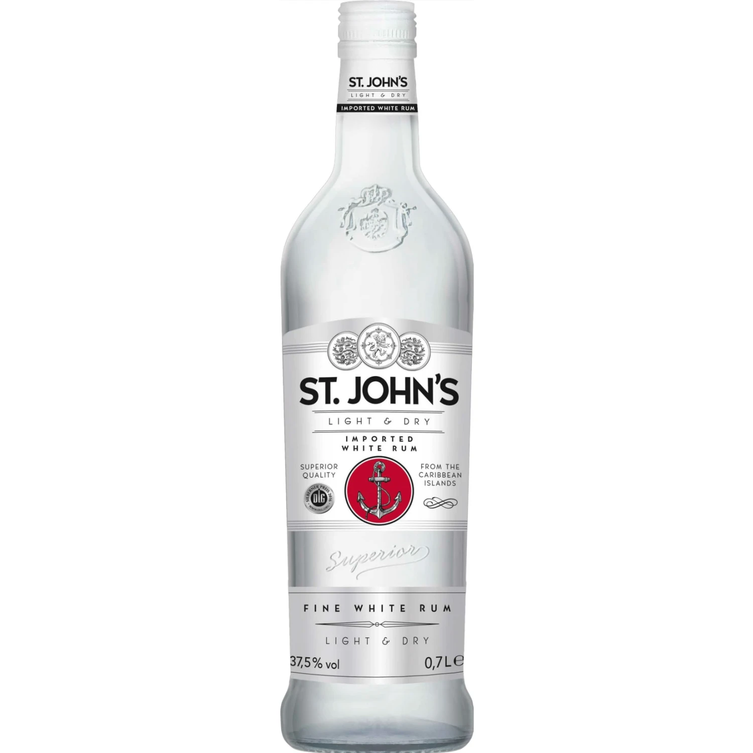 St. John's Weißer Rum 37,5 % Vol 0,7 Liter 1 St. John's Weißer Rum 37,5 % Vol 0,7 Liter