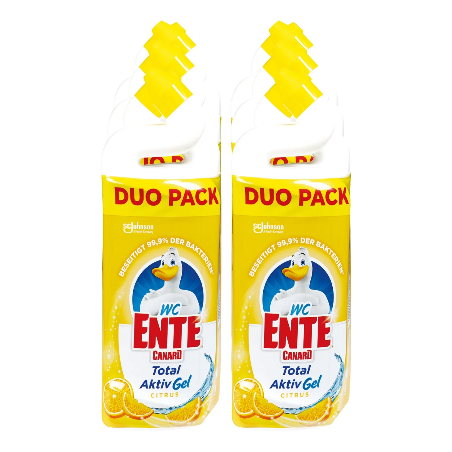 WC-Ente Total Aktiv Gel Citrus 2x750ml, 6er Pack 1 WC-Ente Total Aktiv Gel Citrus 2x750ml, 6er Pack