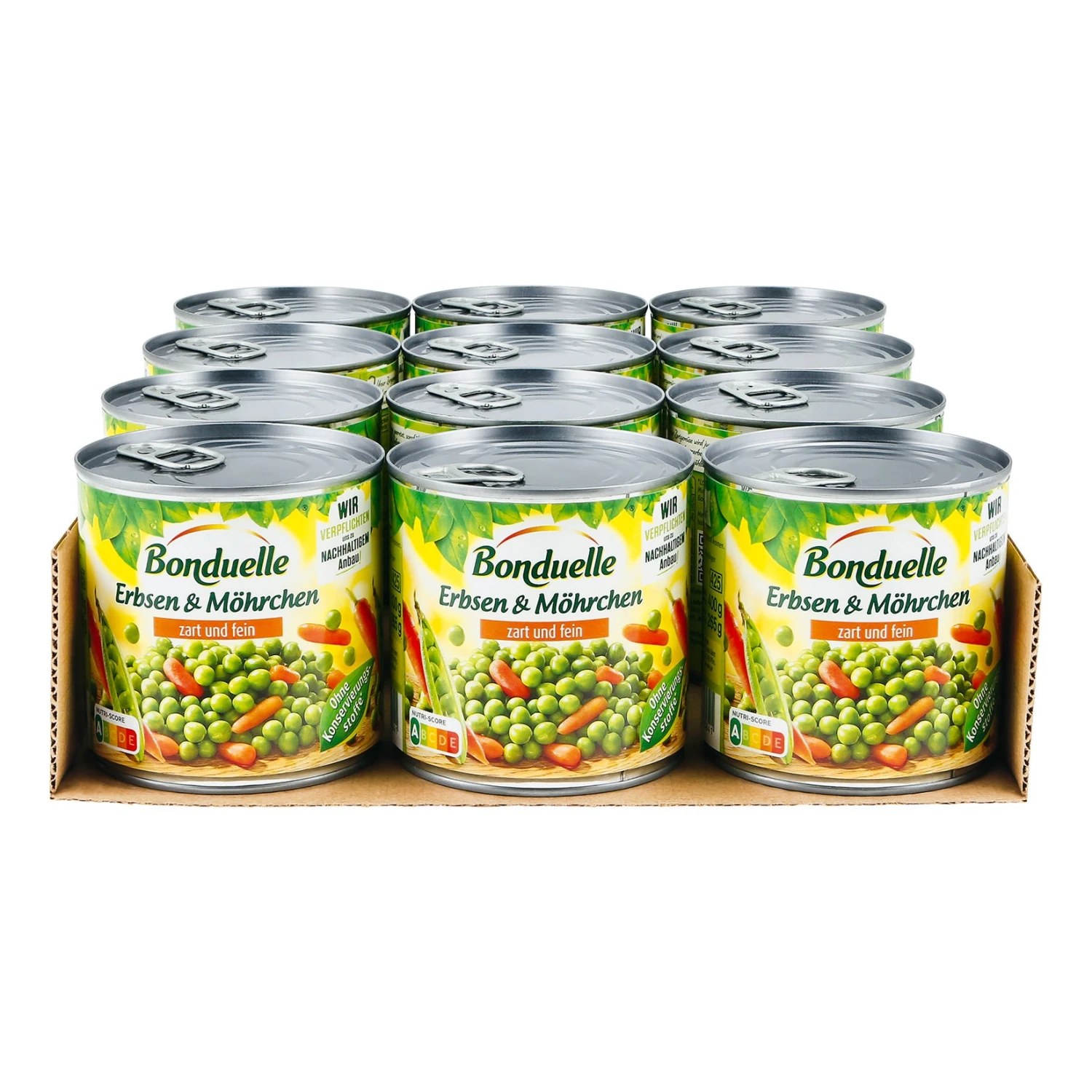Bonduelle Erbsen Und Möhrchen Zart Und Fein 265 G Abtropfgewicht, 12er Pack 1 Bonduelle Erbsen Und Möhrchen Zart Und Fein 265 G Abtropfgewicht, 12er Pack