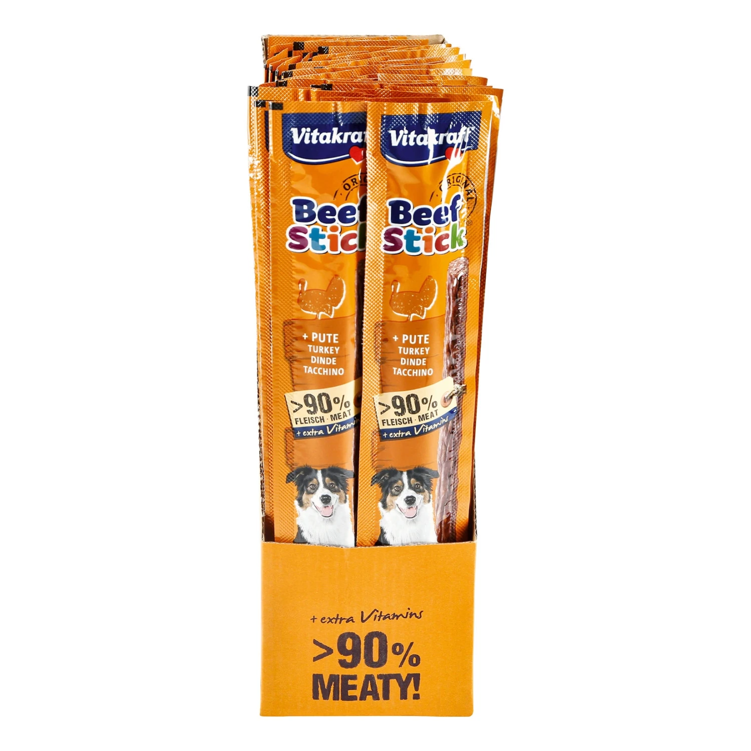 Vitakraft Hundefutter Beef Stick Pute 12 G, 50er Pack 1 Vitakraft Hundefutter Beef Stick Pute 12 G, 50er Pack