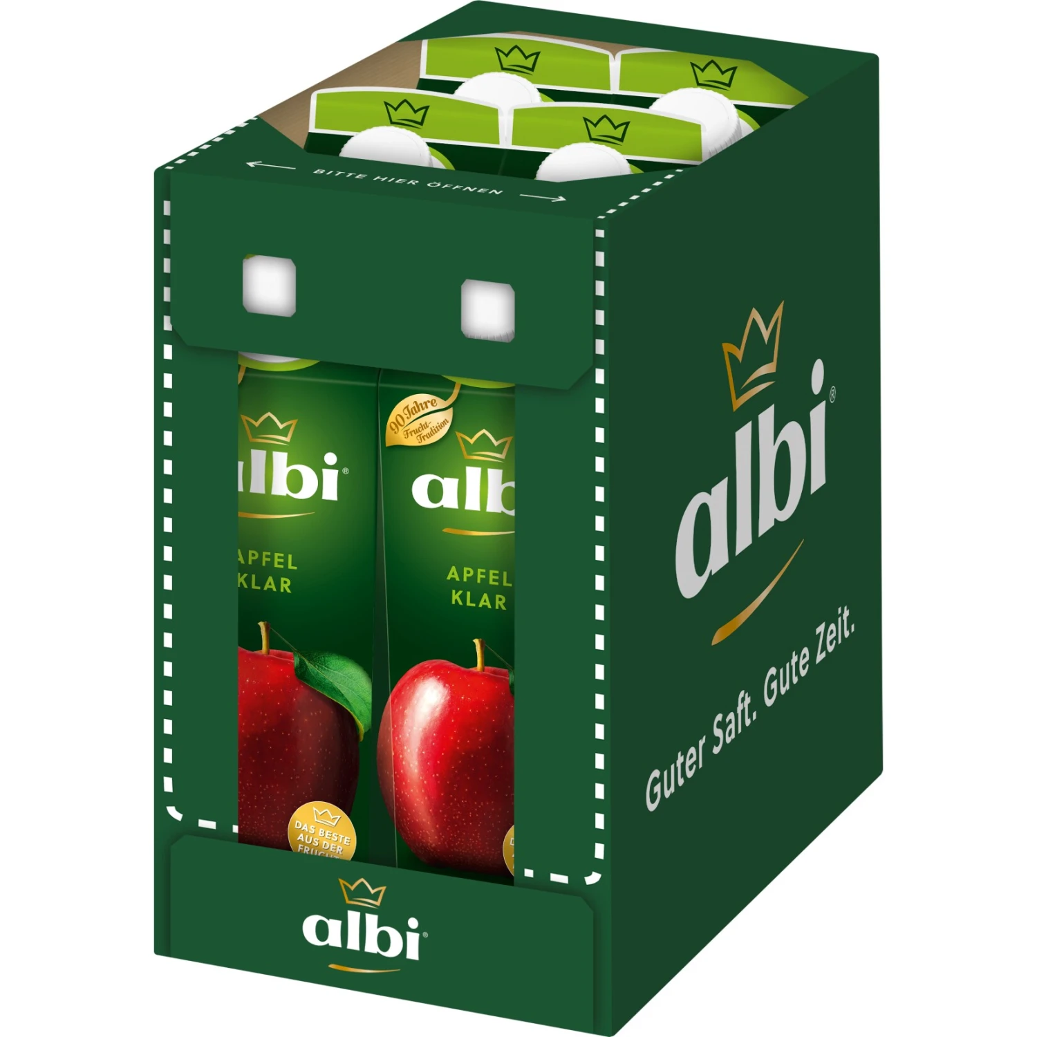 Albi Apfelsaft Klar 1 Liter, 6er Pack 2 Albi Apfelsaft Klar 1 Liter, 6er Pack – Bild 2