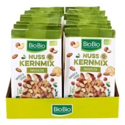 BioBio Nusskern-Mix 125 G, 16er Pack