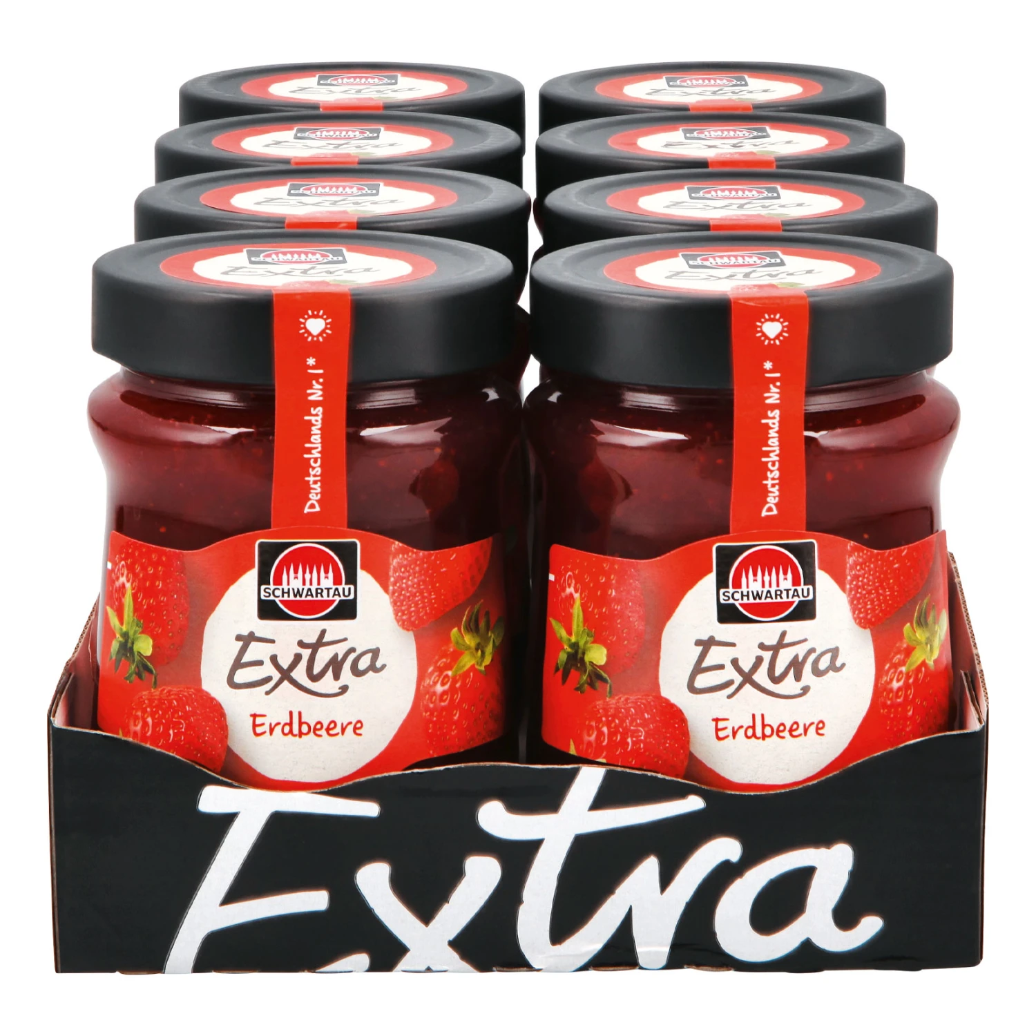 Schwartau Konfitüre Extra Erdbeere 340 G, 8er Pack 1 Schwartau Konfitüre Extra Erdbeere 340 G, 8er Pack