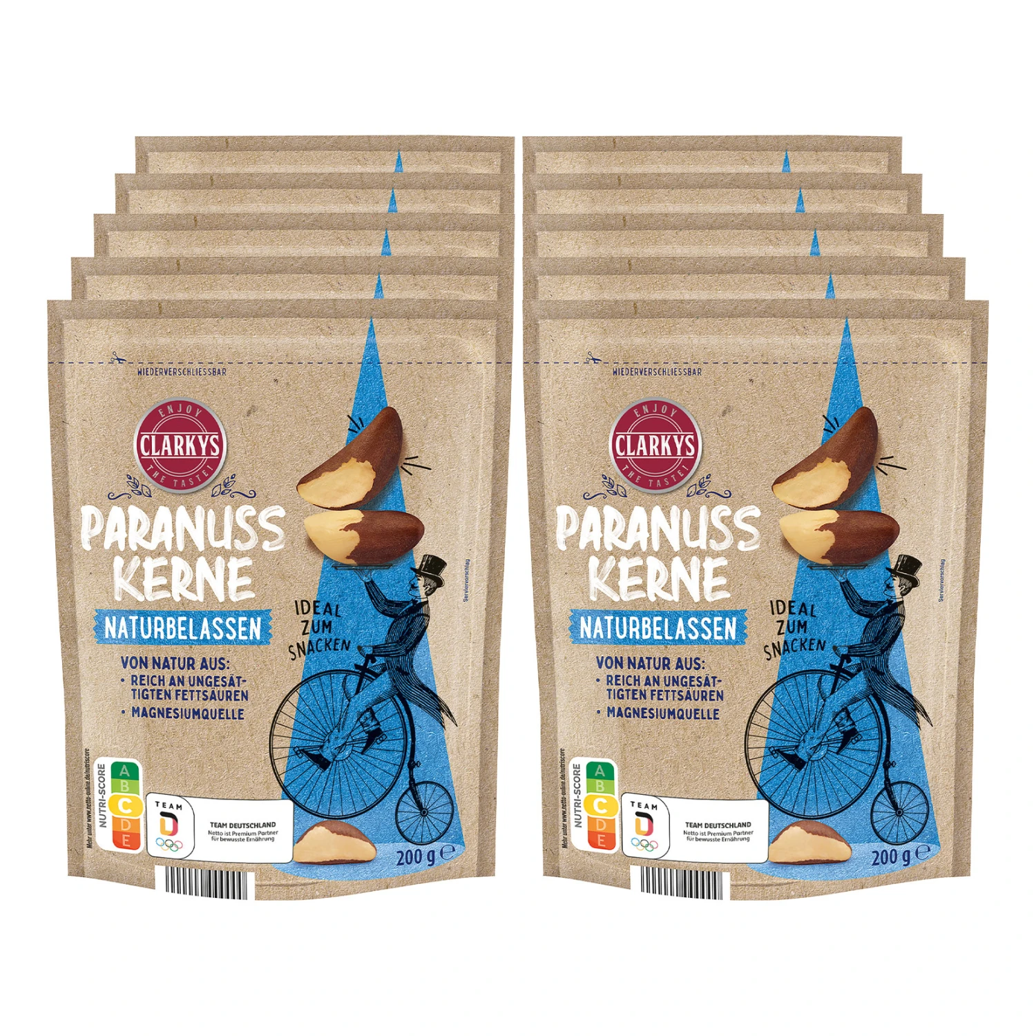 Clarkys Paranusskerne 200 G, 10er Pack 1 Clarkys Paranusskerne 200 G, 10er Pack