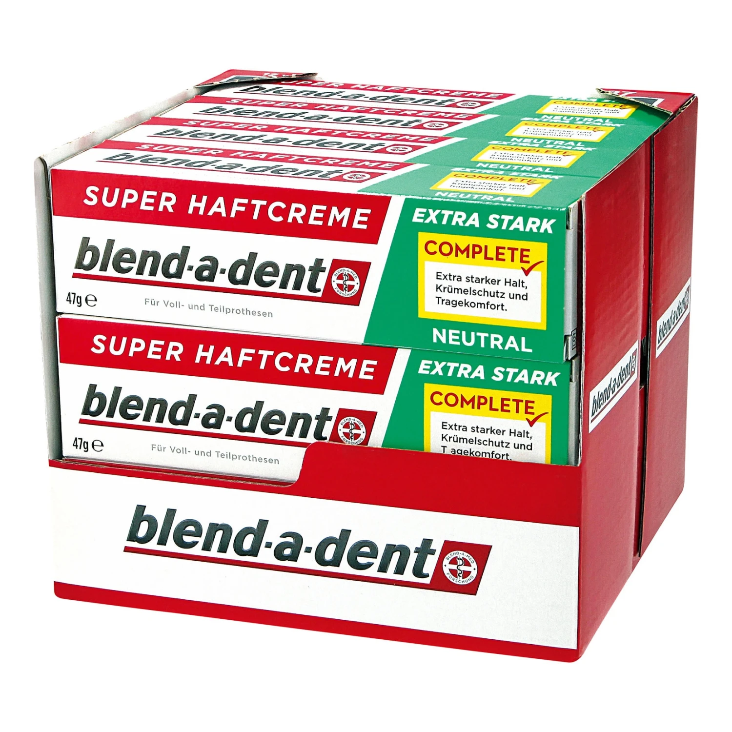 Blend-a-dent Super-Haftcreme Neutral 47 G, 12er Pack 1 Blend-a-dent Super-Haftcreme Neutral 47 G, 12er Pack