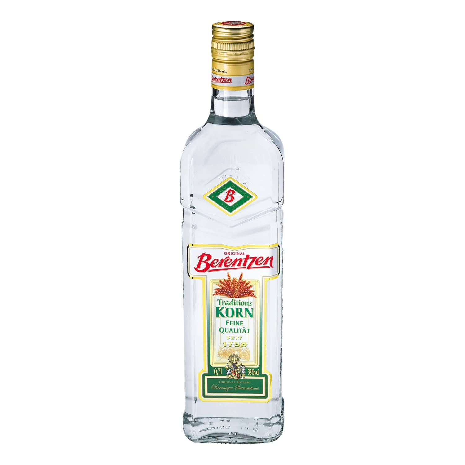 Berentzen Traditions-Korn 32,0 % Vol 0,7 Liter 1 Berentzen Traditions-Korn 32,0 % Vol 0,7 Liter