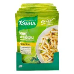 Knorr Veggie Penne Mit Broccoli 146 G, 10er Pack