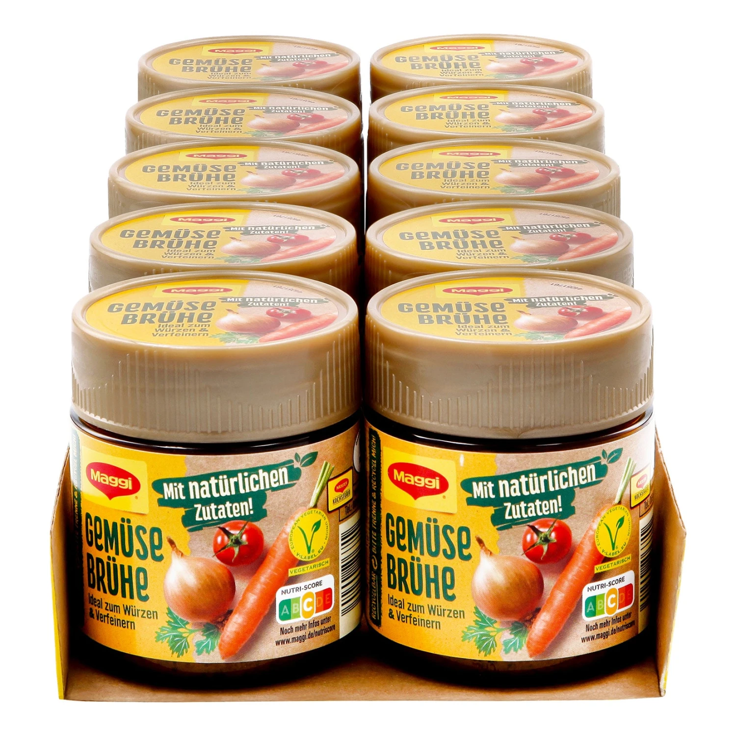 Maggi Gemüsebrühe Ergibt 7 Liter, 10er Pack 1 Maggi Gemüsebrühe Ergibt 7 Liter, 10er Pack