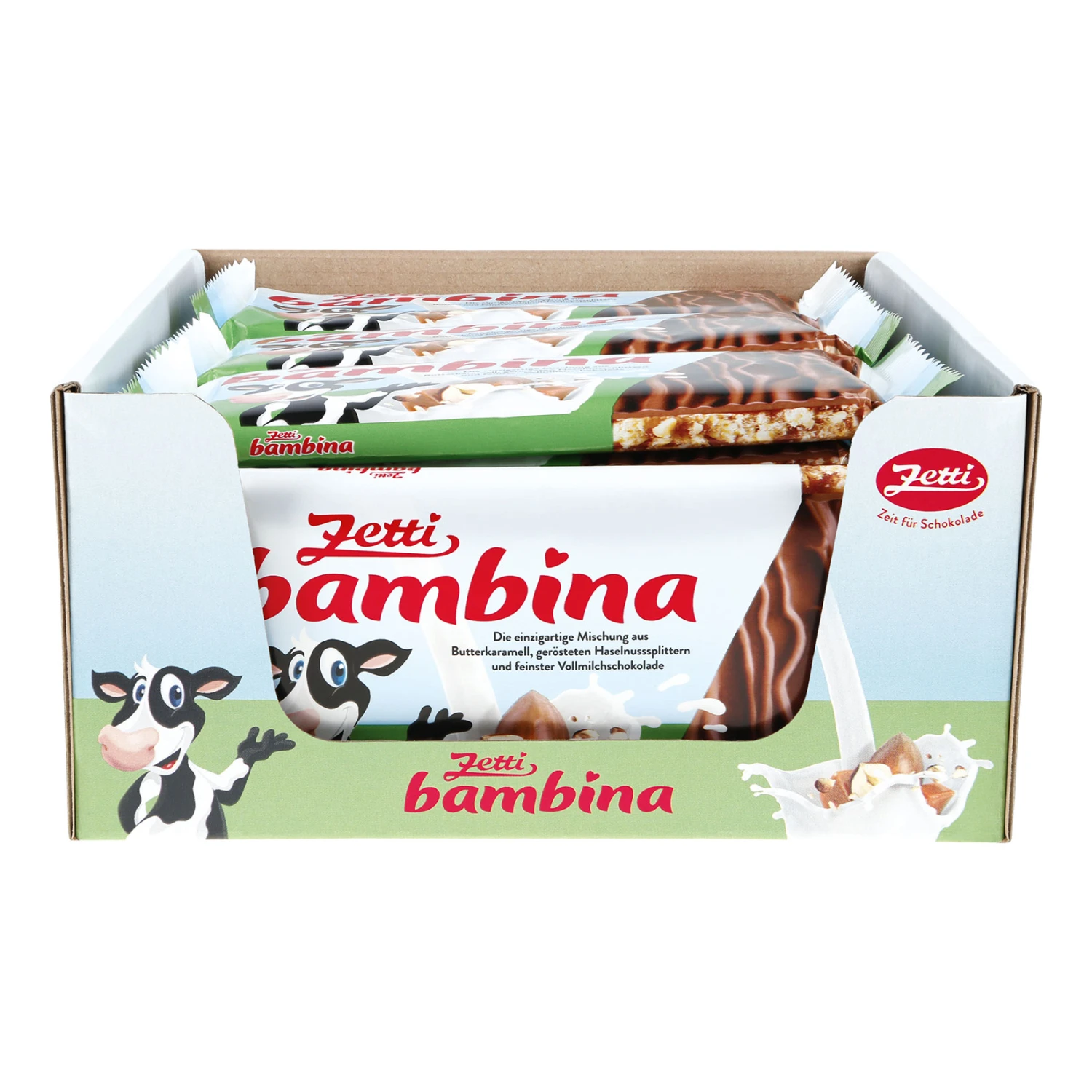 Zetti Bambina Schokolade 100 G, 24er Pack 1 Zetti Bambina Schokolade 100 G, 24er Pack
