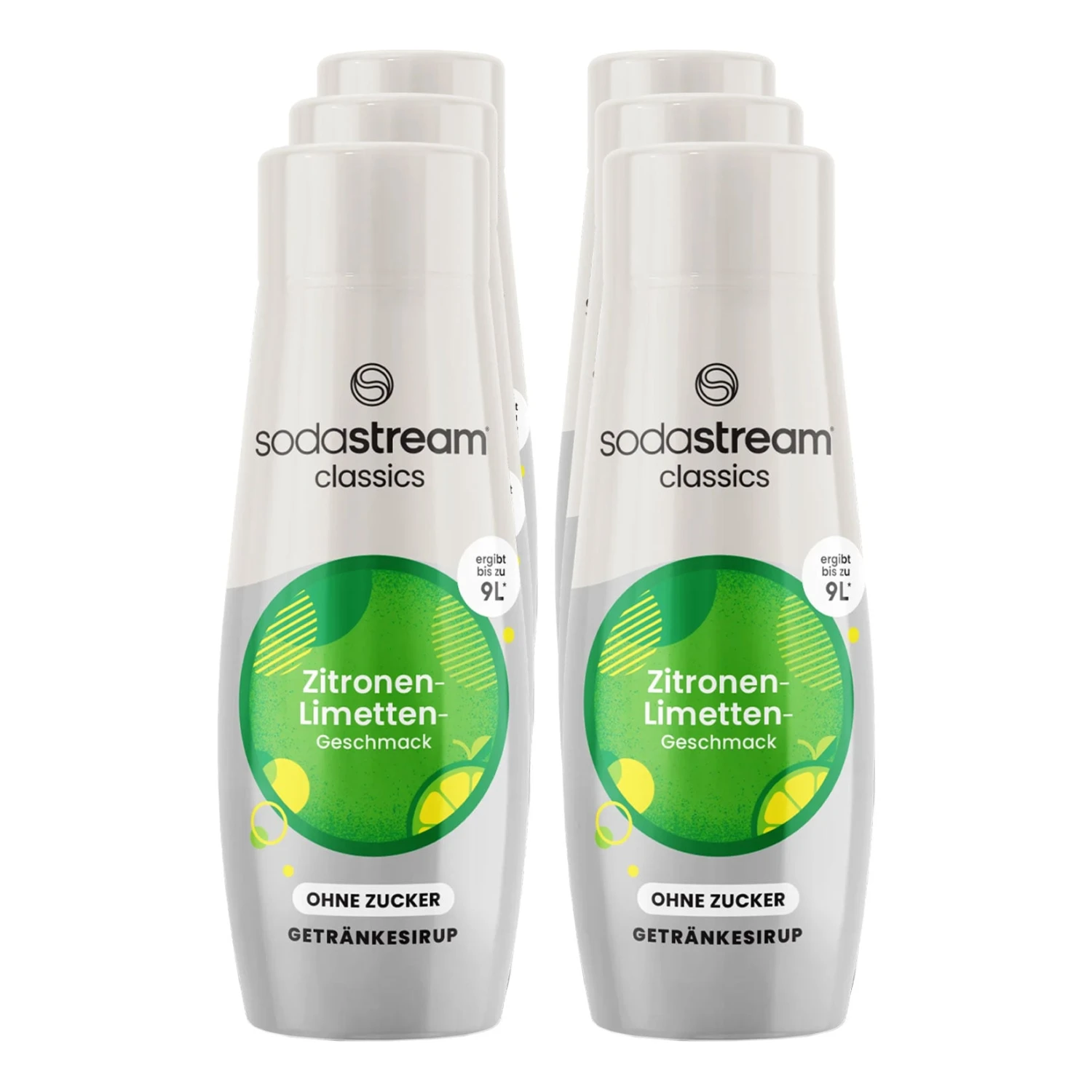 Sodastream Sirup Zitrone-Limette Ohne Zucker 0,5 Liter, 6er Pack 1 Sodastream Sirup Zitrone-Limette Ohne Zucker 0,5 Liter, 6er Pack