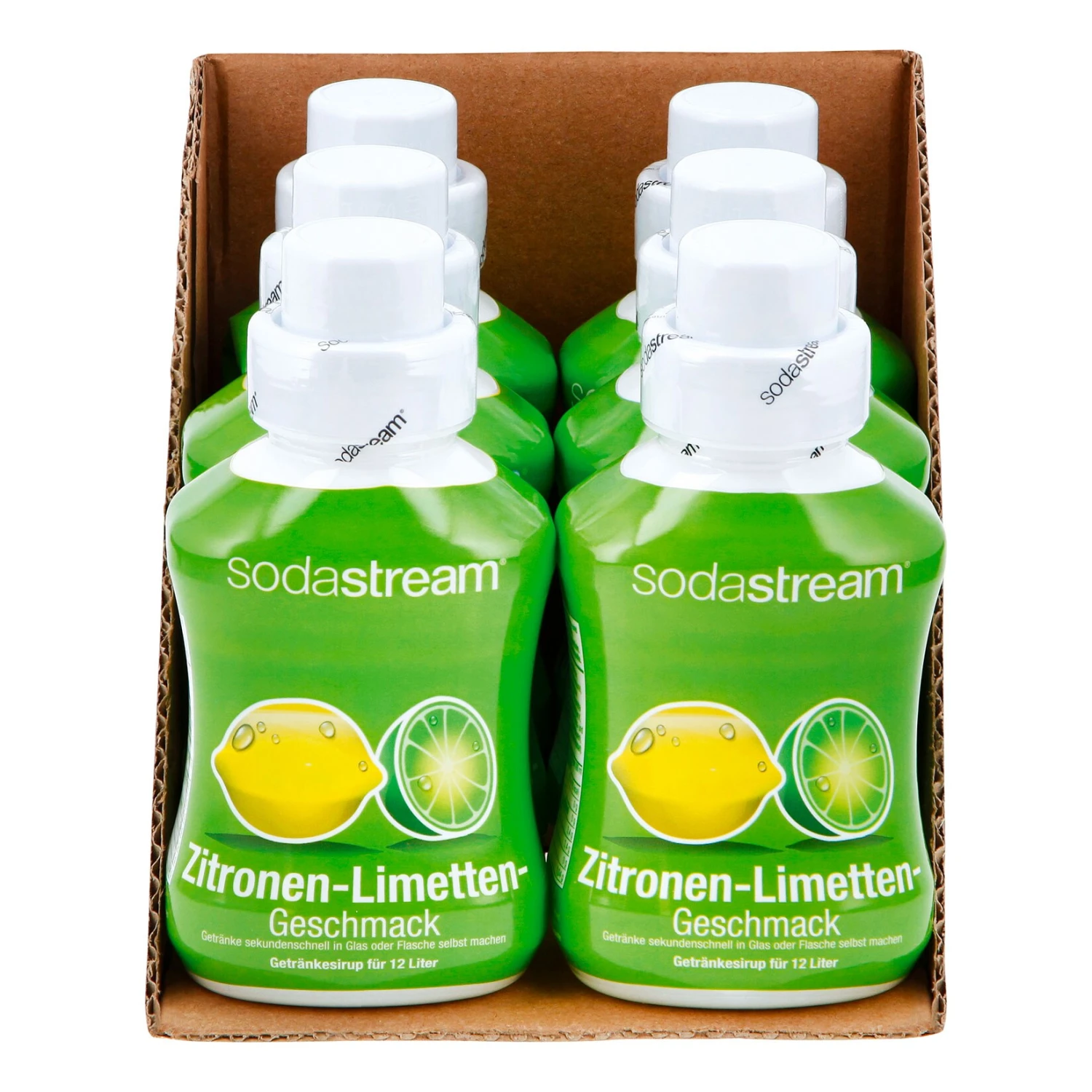 Sodastream Sirup Zitrone-Limette 0,5 Liter, 6er Pack 1 Sodastream Sirup Zitrone-Limette 0,5 Liter, 6er Pack