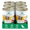 Müllers Naturhof Hundenahrung Rind & Ente 400 G, 6er Pack