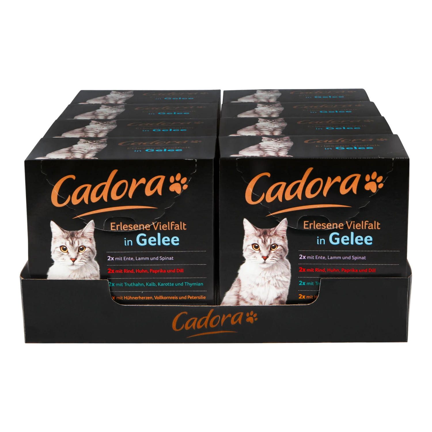Cadora Katzennahrung Multipack Gelee 8 X 85 G, 8er Pack 1 Cadora Katzennahrung Multipack Gelee 8 X 85 G, 8er Pack