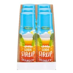 Stardrink Soda Sirup Orange 0,5 Liter, 6er Pack