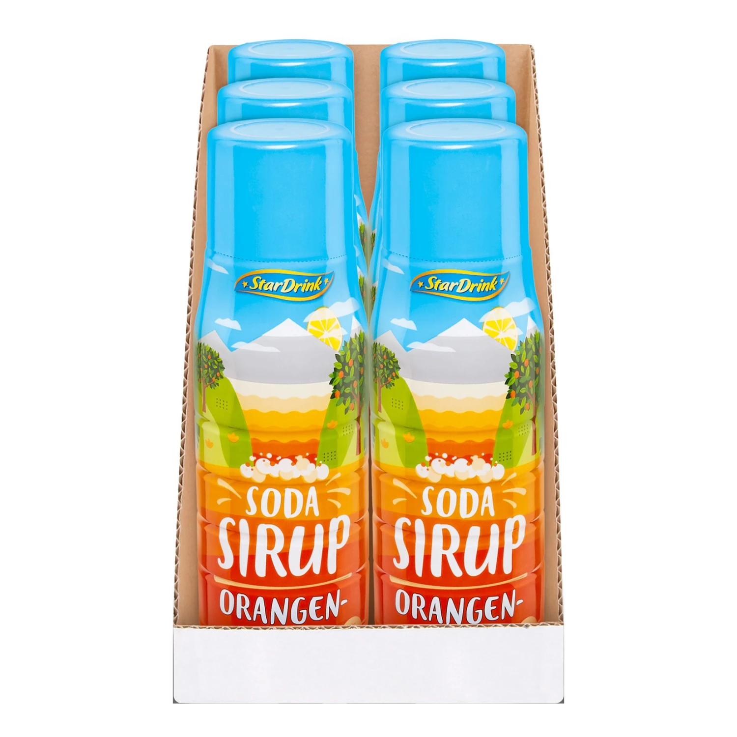 Stardrink Soda Sirup Orange 0,5 Liter, 6er Pack 1 Stardrink Soda Sirup Orange 0,5 Liter, 6er Pack