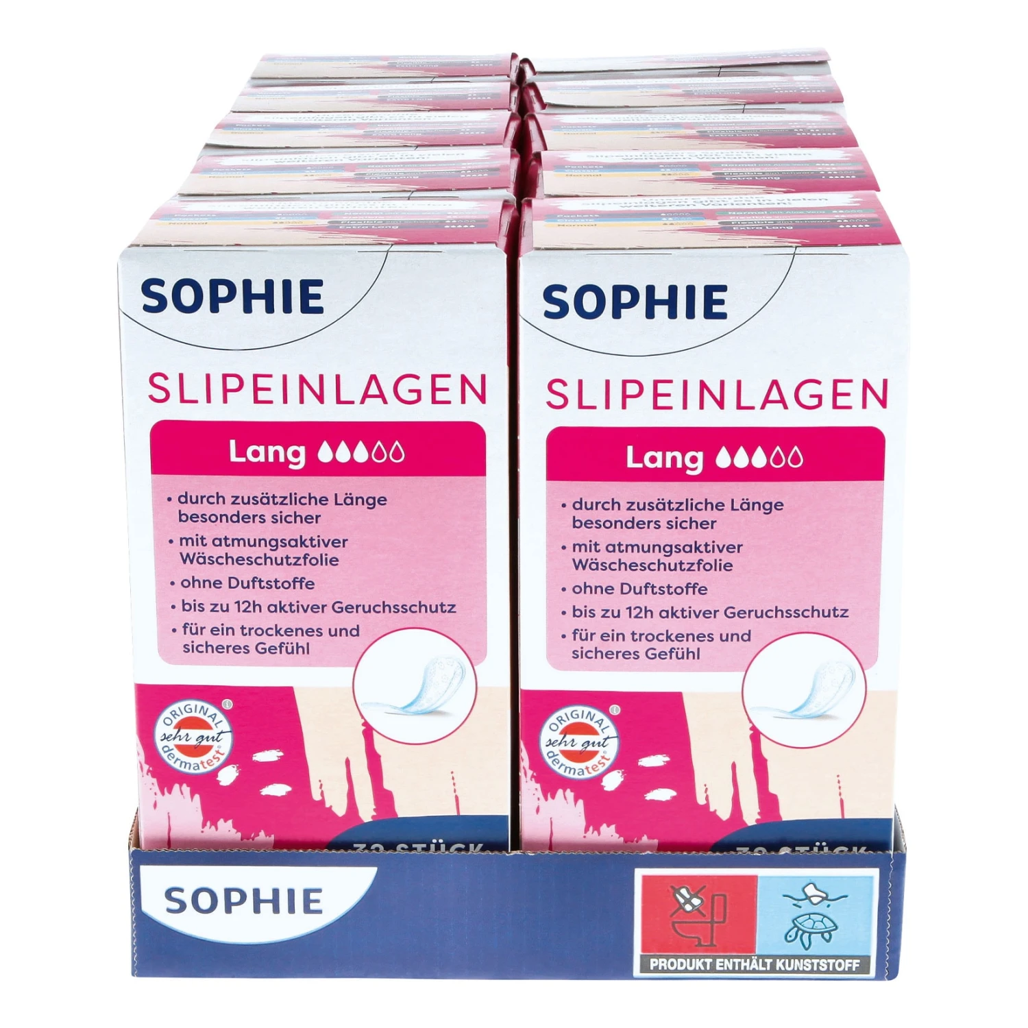 Sophie Slipeinlagen Lang 32 Stück, 10er Pack 1 Sophie Slipeinlagen Lang 32 Stück, 10er Pack