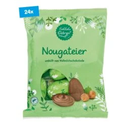 Fröhliche Osterzeit Edelnougat Eier 150 G, 24er Pack