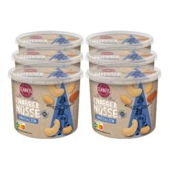 Clarkys Knabber-Nüsse Ungesalzen 275 G, 6er Pack