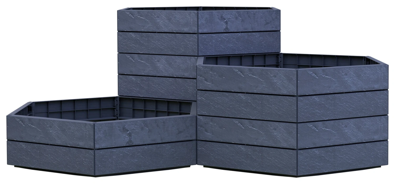 Garantia ERGO VARIO 1 Hochbeet - Stone, Inkl. FLORA 1 Garantia ERGO VARIO 1 Hochbeet - Stone, Inkl. FLORA