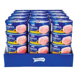 Dreimaster Thunfischfilets In Sonnenblumenöl 195 G, 48er Pack