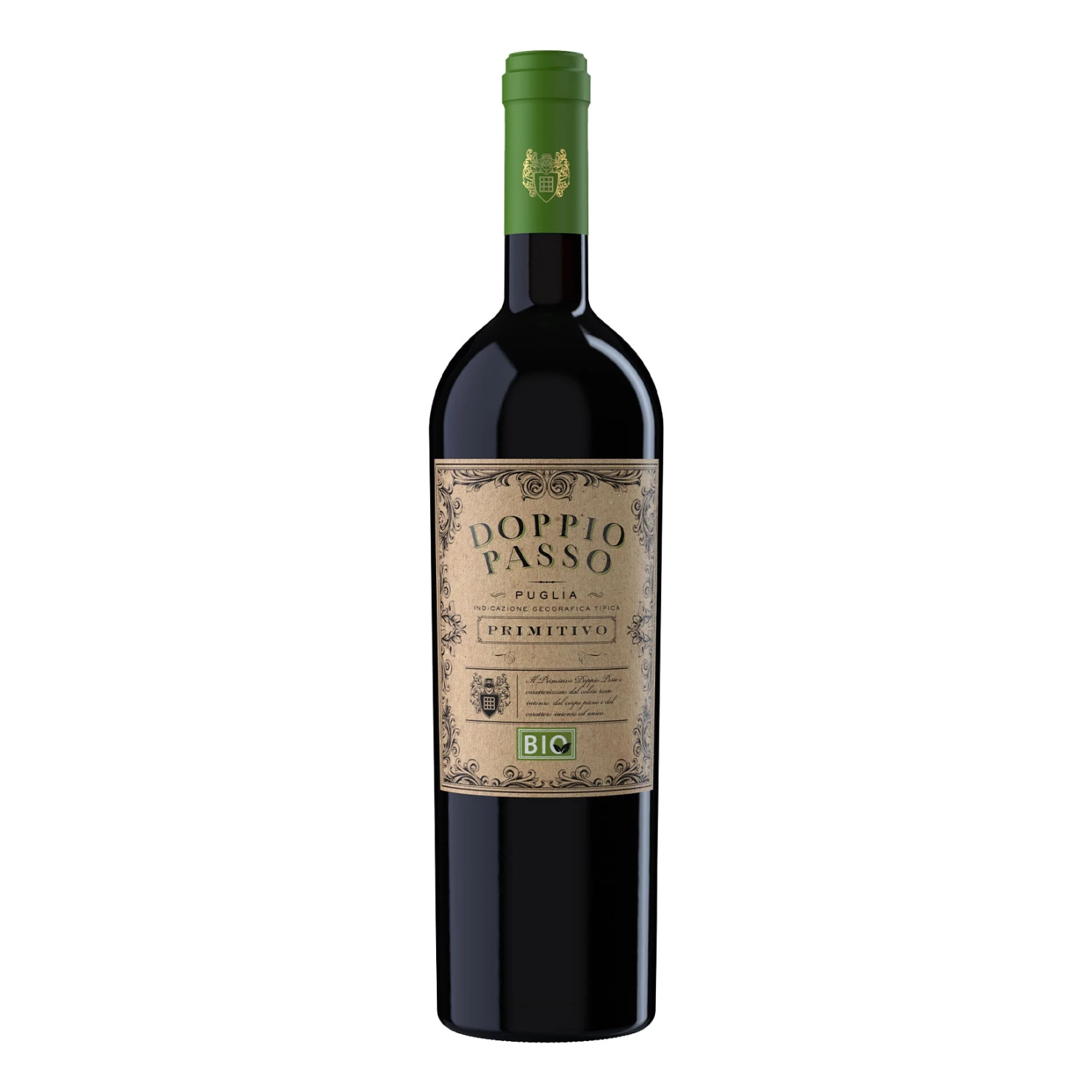 Doppio Passo Primitivo Bio Halbtrocken 13,0 % Vol 0,75 Liter 1 Doppio Passo Primitivo Bio Halbtrocken 13,0 % Vol 0,75 Liter