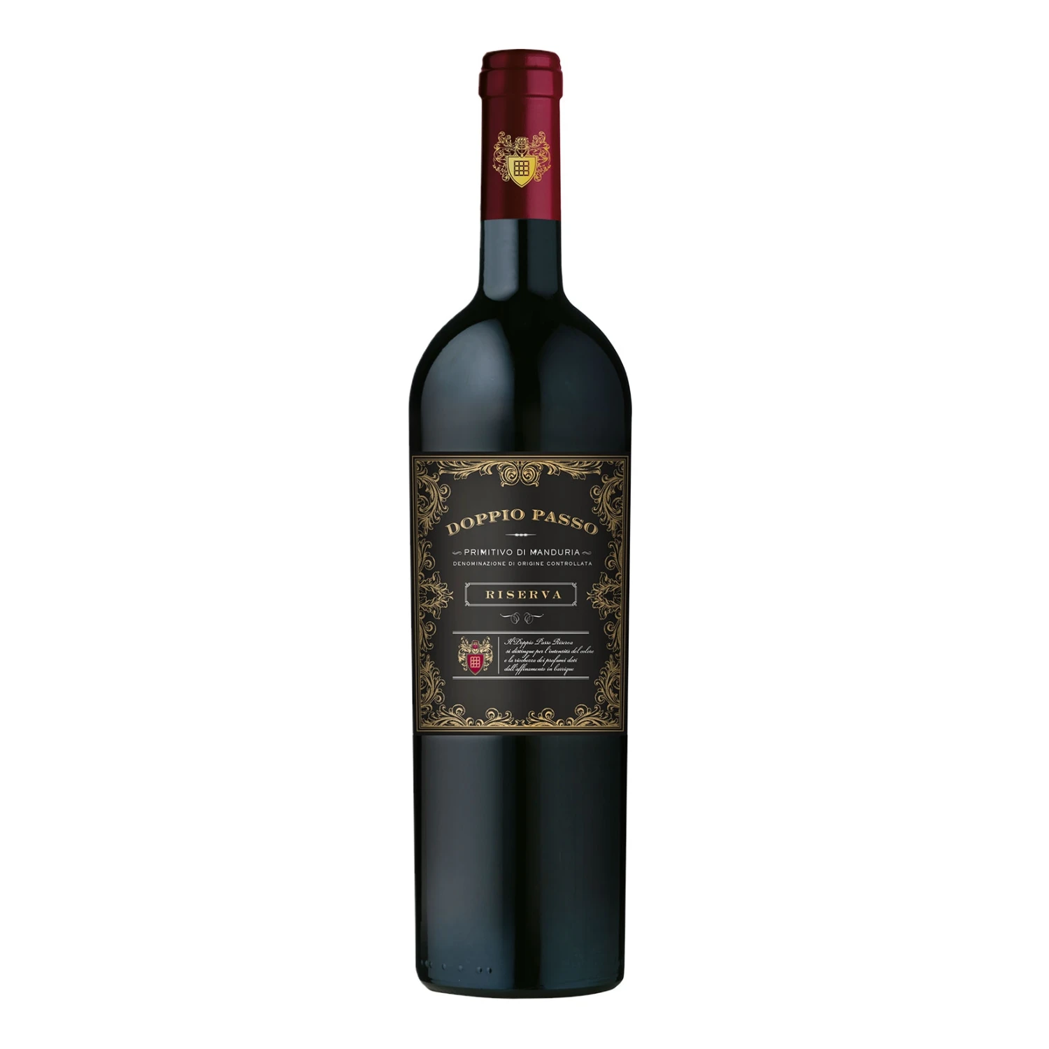 Doppio Passo Primitivo Di Manduria Riserva DOC 14,5 % Vol 0,75 Liter 1 Doppio Passo Primitivo Di Manduria Riserva DOC 14,5 % Vol 0,75 Liter