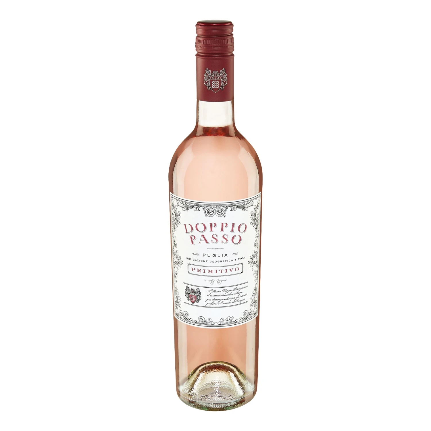 Doppio Passo Primitivo Rosato Puglia IGT 12,0 % Vol 0,75 Liter 1 Doppio Passo Primitivo Rosato Puglia IGT 12,0 % Vol 0,75 Liter