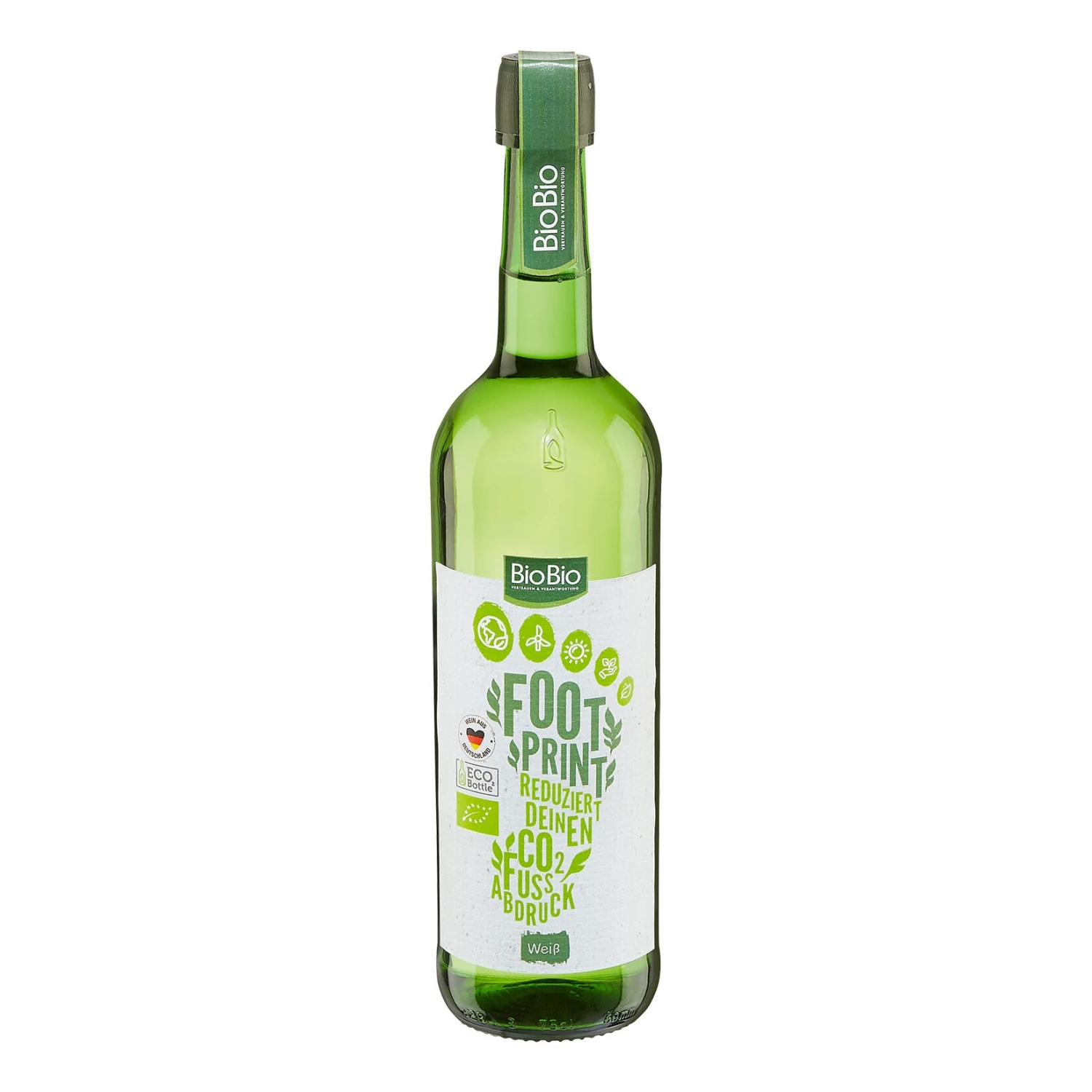 BioBio Footprint Weiß 11,5 % Vol 0,75 Liter 1 BioBio Footprint Weiß 11,5 % Vol 0,75 Liter