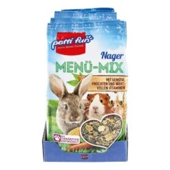 Petti Fun Kleintiernahrung Menü-Mix 1 Kg, 5er Pack