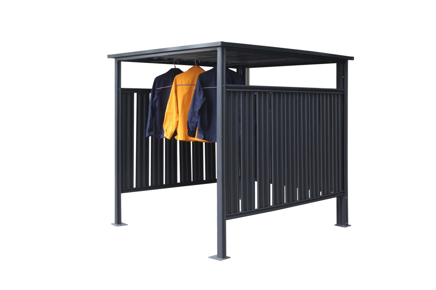 Westmann Fahrrad- Und Raucherunterstand Anthrazit 180x200 Cm 3 Westmann Fahrrad- Und Raucherunterstand Anthrazit 180x200 Cm – Bild 3