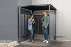 Westmann Fahrrad- Und Raucherunterstand Anthrazit 180x200 Cm 10 Westmann Fahrrad- Und Raucherunterstand Anthrazit 180x200 Cm -Netto 2307387000 prod 005