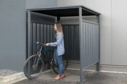 Westmann Fahrrad- Und Raucherunterstand Anthrazit 180x200 Cm 11 Westmann Fahrrad- Und Raucherunterstand Anthrazit 180x200 Cm -Netto 2307387000 prod 006