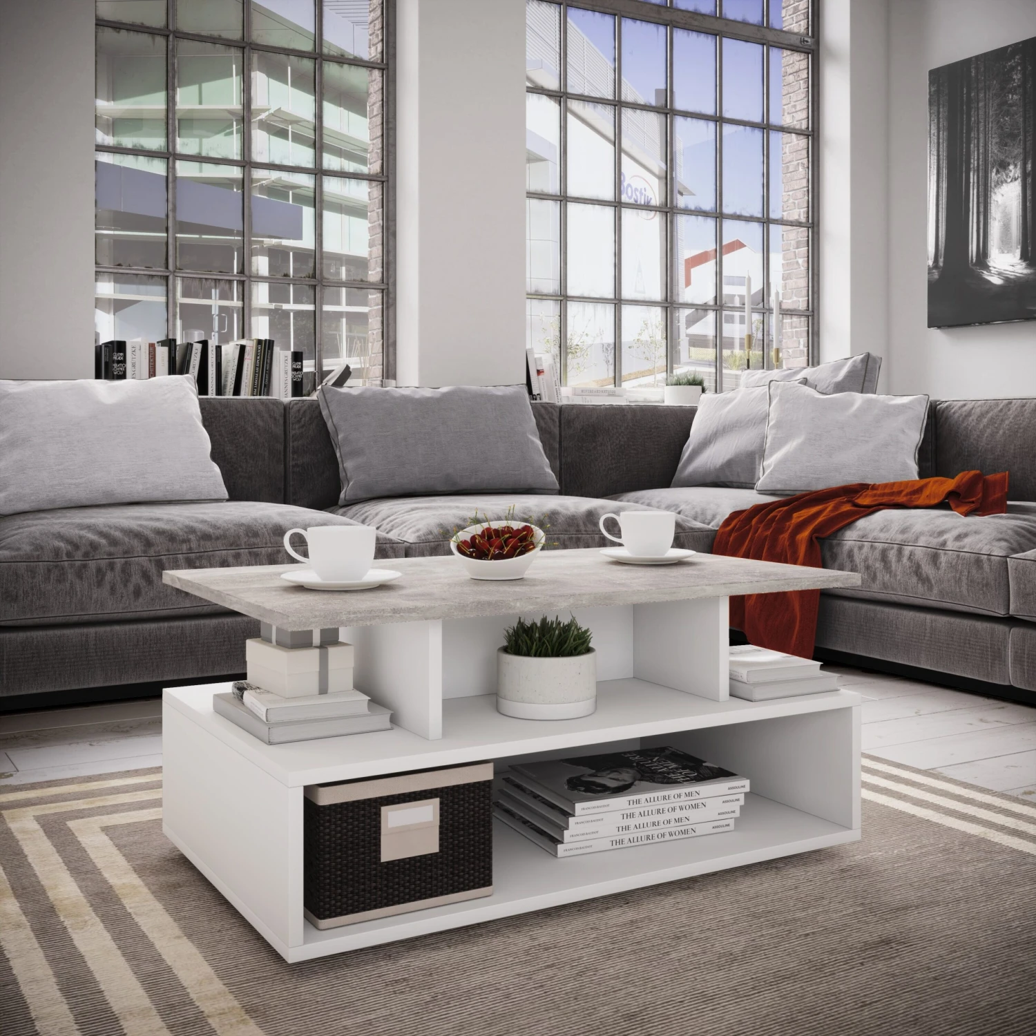 Nonjoo. Couchtisch "Carlos", 80 X 50 Cm Versch. Farben 2 Nonjoo. Couchtisch "Carlos", 80 X 50 Cm Versch. Farben – Bild 2