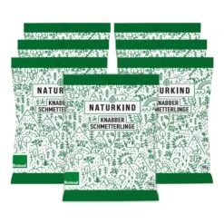 NATURKIND Bio Knabber-Schmetterlinge 100 G, 7er Pack