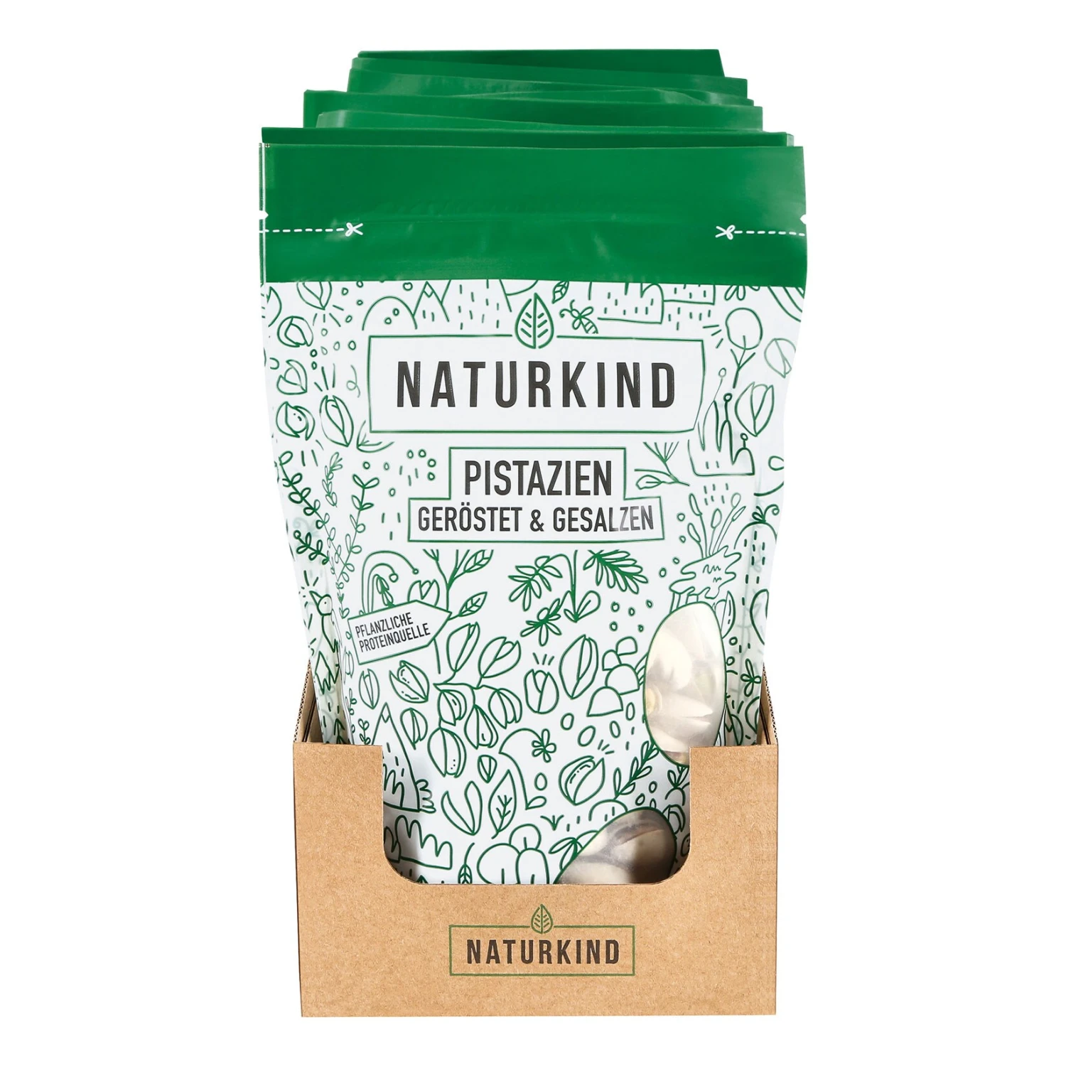 NATURKIND Bio Pistazien 150 G, 8er Pack 1 NATURKIND Bio Pistazien 150 G, 8er Pack
