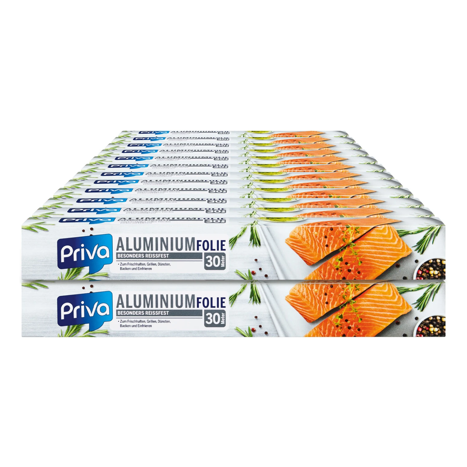Priva Alufolie 30 M, 24er Pack 1 Priva Alufolie 30 M, 24er Pack