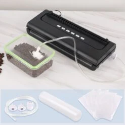 Zoomyo Vakuumierer Advanced, Starter-Set Zum Vakuumieren Mit Vakuumbeutel, Vakuumierrolle, Adapter, Schlauch 8 Zoomyo Vakuumierer Advanced, Starter-Set Zum Vakuumieren Mit Vakuumbeutel, Vakuumierrolle, Adapter, Schlauch -Netto 2354445000 prod 003