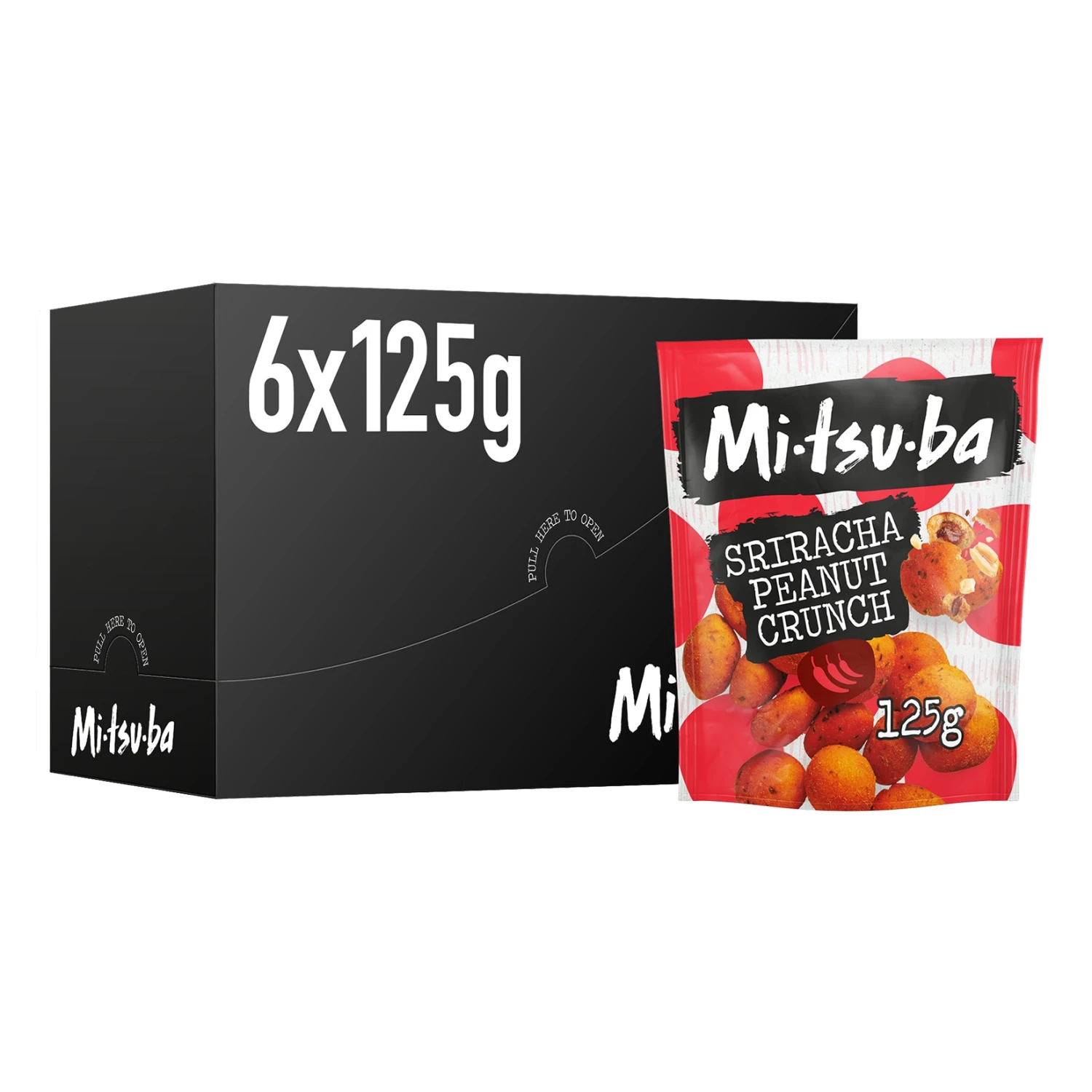 Mitsuba Sriracha Peanut Crunch 125g, 6er Pack 1 Mitsuba Sriracha Peanut Crunch 125g, 6er Pack