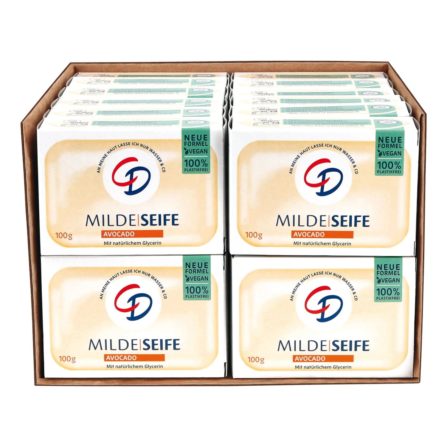 CD Milde Seife Avocado 100 G, 24er Pack 1 CD Milde Seife Avocado 100 G, 24er Pack