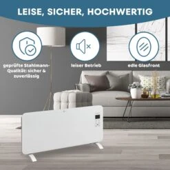 STAHLMANN Konvektor ZG2000 Weiss Mit Glasfront -Netto 8600153300 3985 prod 004