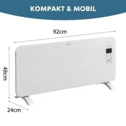 STAHLMANN Konvektor ZG2000 Weiss Mit Glasfront -Netto 8600153300 3985 prod 005