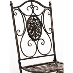 CLP Garten-Sitzgruppe Aldeano Aus Eisen I Pflegeleichtes Gartenmöbel-Set: 2 X Klappstuhl Und 1 X Tisch 9 CLP Garten-Sitzgruppe Aldeano Aus Eisen I Pflegeleichtes Gartenmöbel-Set: 2 X Klappstuhl Und 1 X Tisch -Netto 8600246500 112417035 prod 004