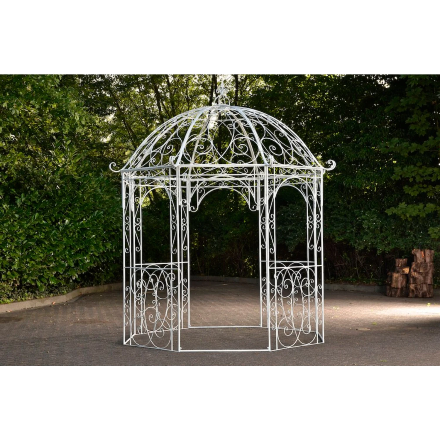 CLP Rosenpavillon Leila I Rankpavillion Aus Pulverbeschichtetem Eisen I Gartendekoration Im Jugendsstil 1 CLP Rosenpavillon Leila I Rankpavillion Aus Pulverbeschichtetem Eisen I Gartendekoration Im Jugendsstil