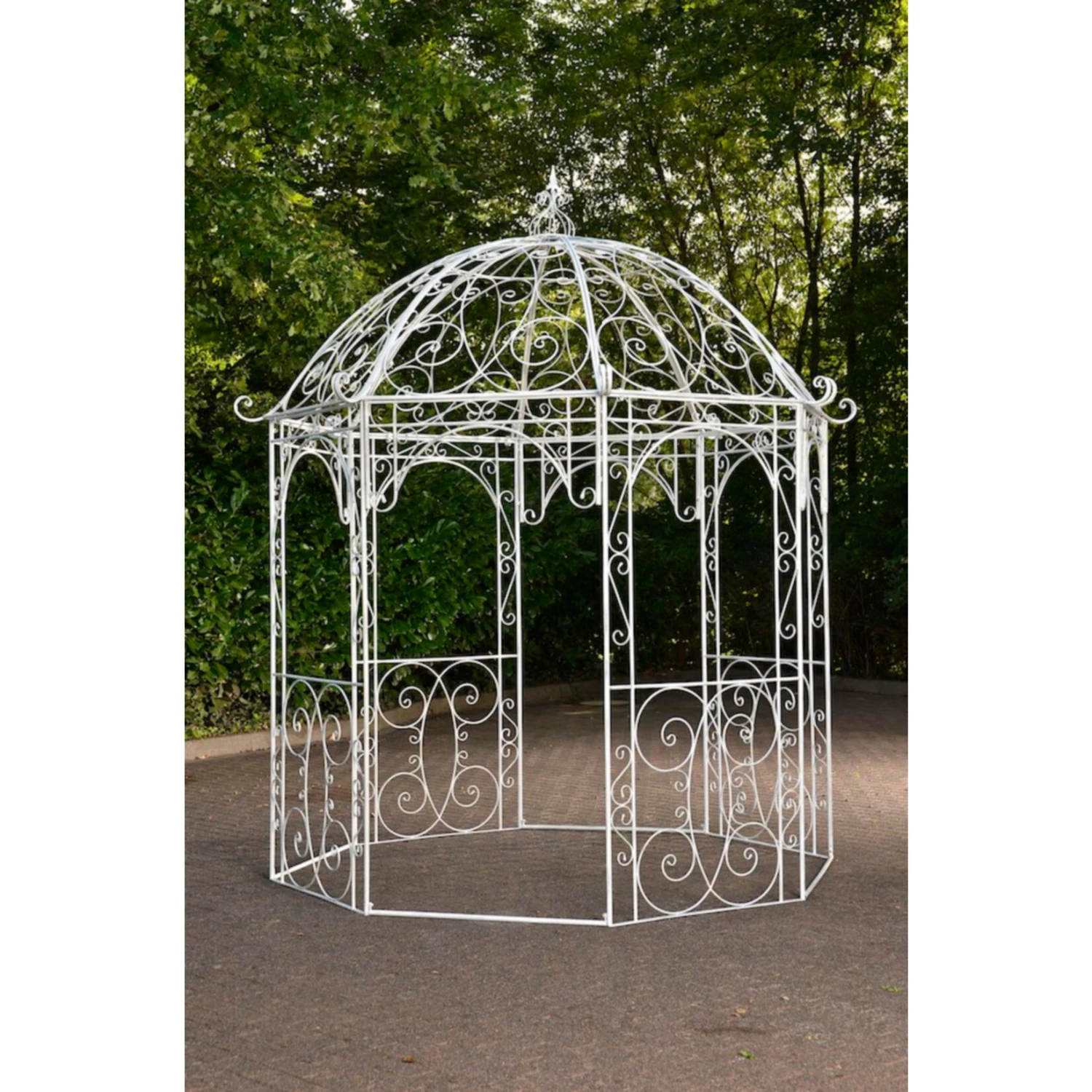 CLP Rosenpavillon Leila I Rankpavillion Aus Pulverbeschichtetem Eisen I Gartendekoration Im Jugendsstil 2 CLP Rosenpavillon Leila I Rankpavillion Aus Pulverbeschichtetem Eisen I Gartendekoration Im Jugendsstil – Bild 2