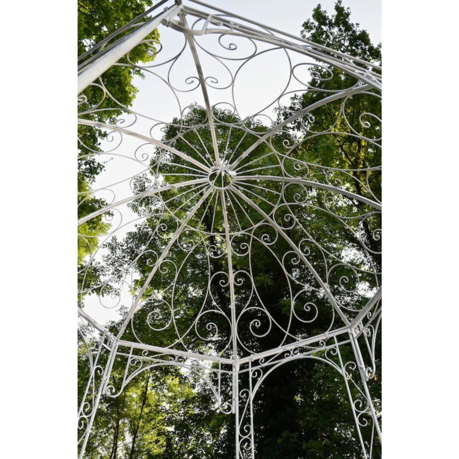 CLP Rosenpavillon Leila I Rankpavillion Aus Pulverbeschichtetem Eisen I Gartendekoration Im Jugendsstil 5 CLP Rosenpavillon Leila I Rankpavillion Aus Pulverbeschichtetem Eisen I Gartendekoration Im Jugendsstil – Bild 5