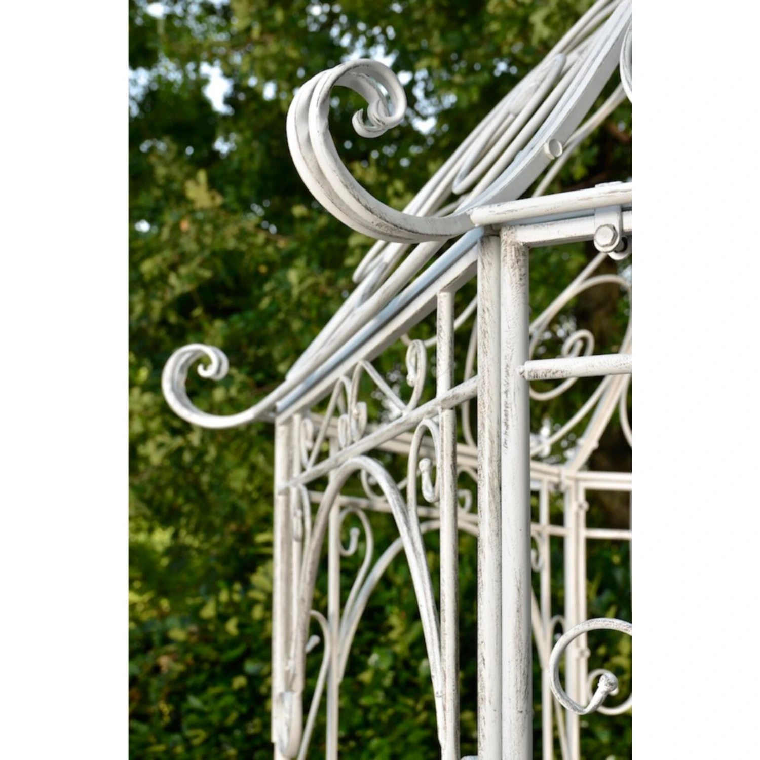 CLP Rosenpavillon Leila I Rankpavillion Aus Pulverbeschichtetem Eisen I Gartendekoration Im Jugendsstil 6 CLP Rosenpavillon Leila I Rankpavillion Aus Pulverbeschichtetem Eisen I Gartendekoration Im Jugendsstil – Bild 6