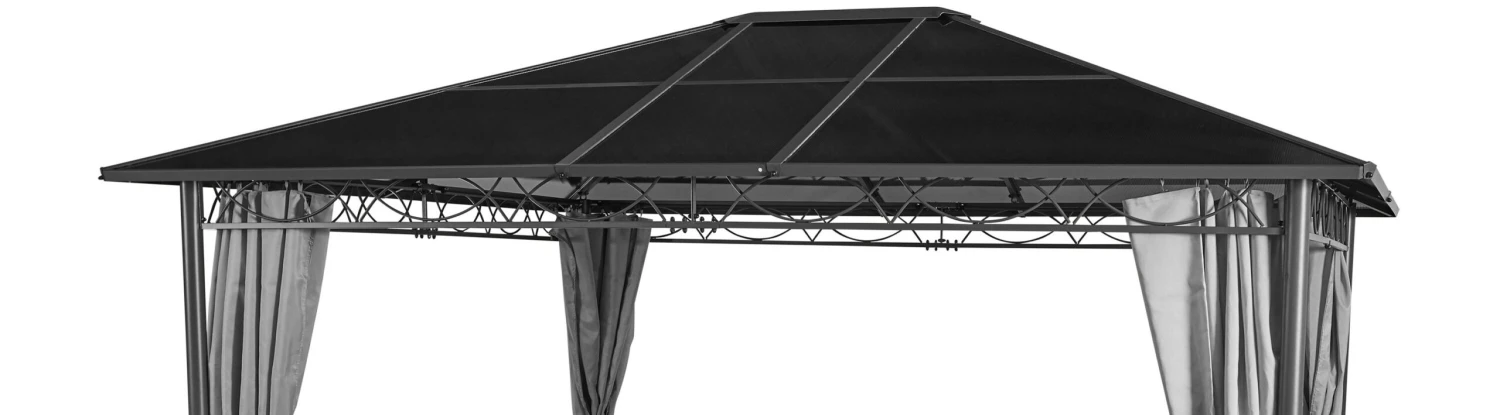 Grasekamp Ersatzdach Hardtop Pavillon Meran 3x3,6m Doppelstegplatten Polycarbonat Braun 1 Grasekamp Ersatzdach Hardtop Pavillon Meran 3x3,6m Doppelstegplatten Polycarbonat Braun