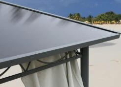 Grasekamp Ersatzdach Hardtop Pavillon Meran 3x3,6m Doppelstegplatten Polycarbonat Braun 7 Grasekamp Ersatzdach Hardtop Pavillon Meran 3x3,6m Doppelstegplatten Polycarbonat Braun -Netto 8600280600 48718 prod 003