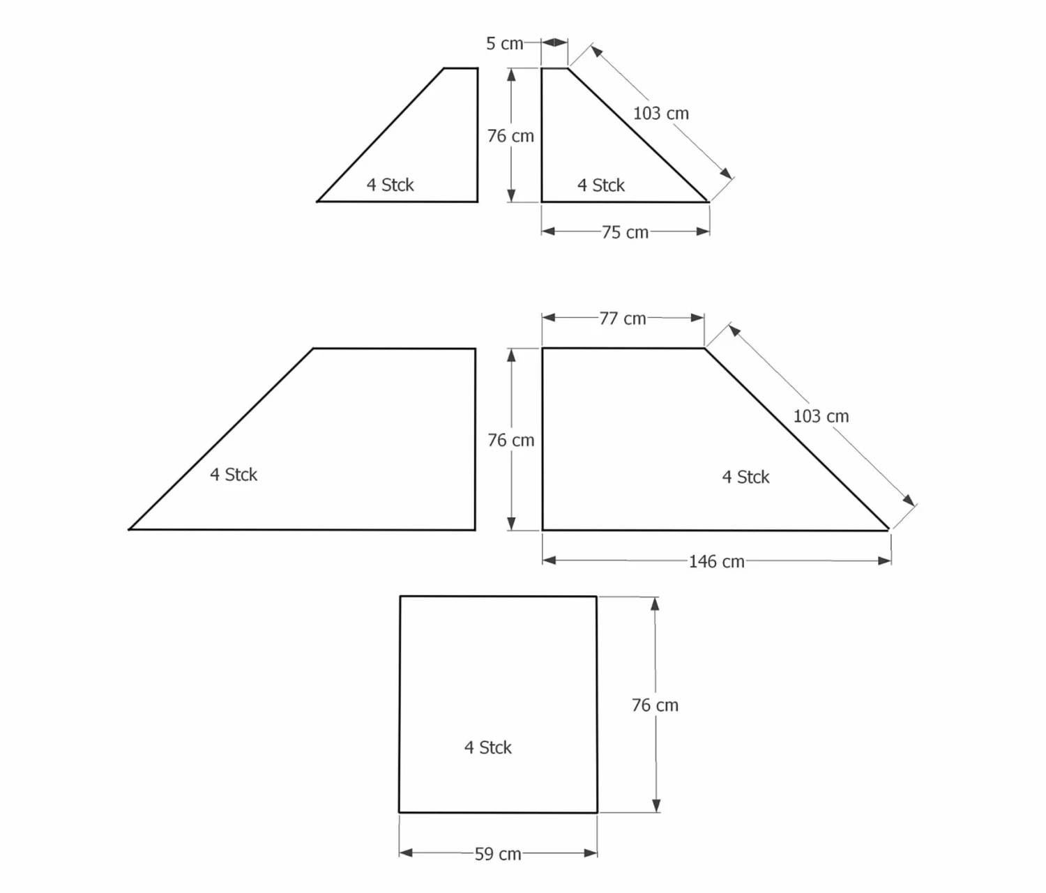 Grasekamp Ersatzdach Hardtop Pavillon Meran 3x3,6m Doppelstegplatten Polycarbonat Braun 4 Grasekamp Ersatzdach Hardtop Pavillon Meran 3x3,6m Doppelstegplatten Polycarbonat Braun – Bild 4